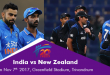 India vs New Zealand T20 Match on November 2017